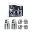 KIT SEGURIDAD CONICA RW STYLE 6PCS 23MM 12X1.50 D19-21 DOBLE CANDADO CROMADO