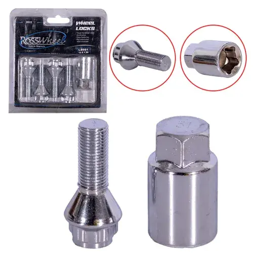 KIT SEGURIDAD "RW" 51MM 12X1.25 5PCS D19 - 1