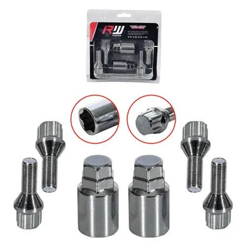 PERNO KIT SEGURIDAD 52MM 12X1.25 6PCS RW D17-D19 EACH 4+2 PER SET - 1