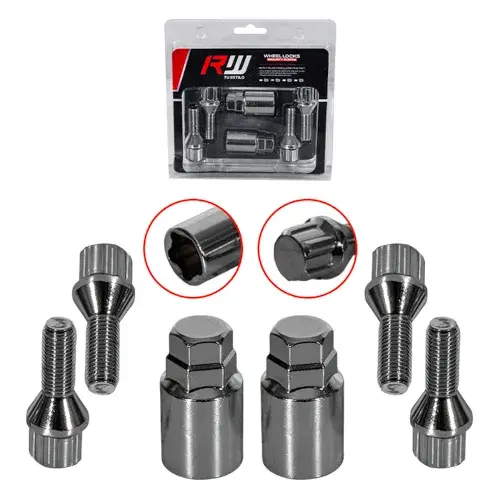 PERNO KIT SEGURIDAD 52MM 12X1.50 6PCS RW D17-D19 EACH 4+2 PER SET - 1