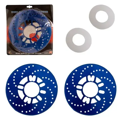 KIT TAPA TAMBOR CARFUR/ALUMINIO/AZUL/2 PZ/BLISTER - 1