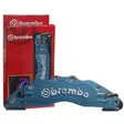 COBERTOR MORDAZA 24cm "BREMBO" 2PZ AZUL