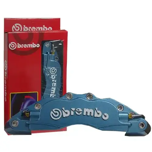 COBERTOR MORDAZA 24cm "BREMBO" 2PZ AZUL - 1