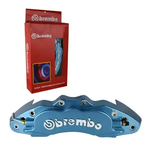 COBERTOR MORDAZA 27.5CM "BREMBO" 2PZ AZUL - 1