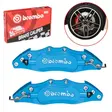 COBERTOR MORDAZA BREMBO METAL AZUL 24X6.8CM 2PZ