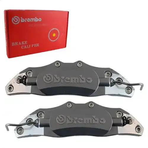 COBERTOR MORDAZA BREMBO METAL AZUL 24X6.8CM 2PZ - 1