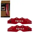 COBERTOR MORDAZA RIO PLASTICO ROJO 24X6.8CM 2PZ CAJA