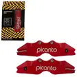 COBERTOR MORDAZA PICANTO PLASTICO ROJO 24X6.8CM 2PZ CAJA