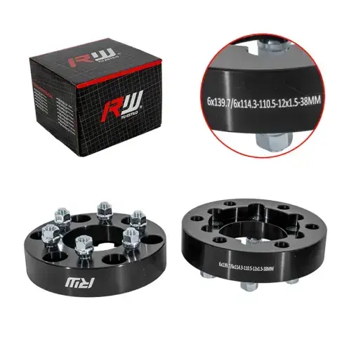 PCD 139.7x6 a 114.3X6 38MM CB110.5 12X1.50 - 1