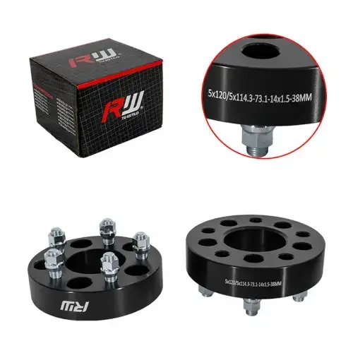 PCD 120X5 a 114.3X5 38MM CB73.1 14X1.50 - 1