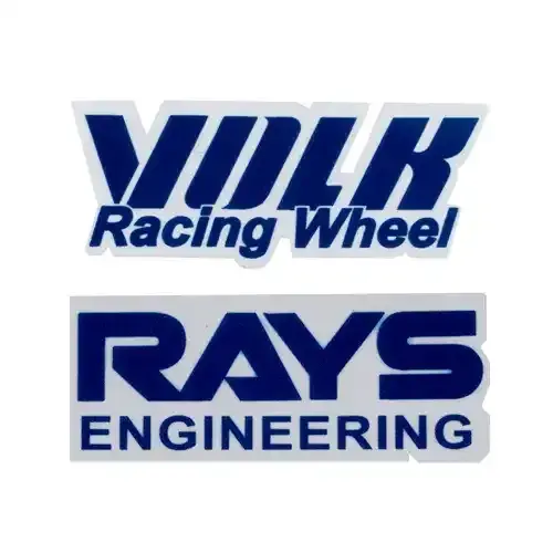 VOLK RACING CE28 STICKER 24 / AMARILLO - 1