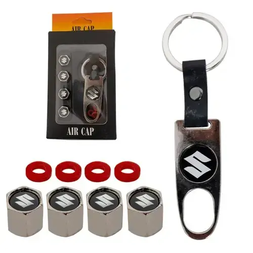 KIT LLAVERO SUZUKI CON TAPA MUÑON NEGRO 5 PZS - 1